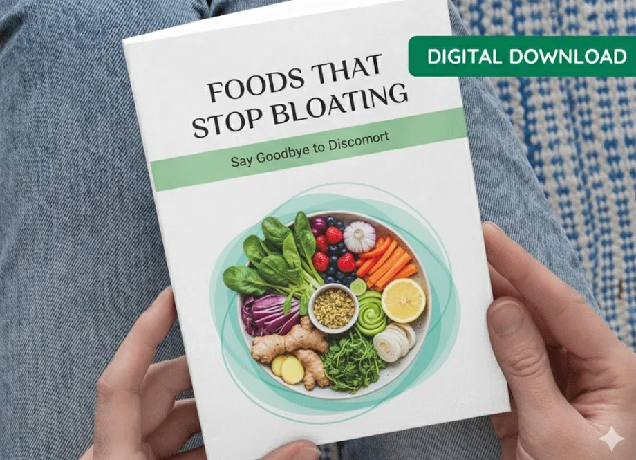 Foods That Stop Bloating — free digital bonus with GutVitali